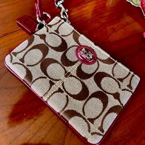 Coach wristlet